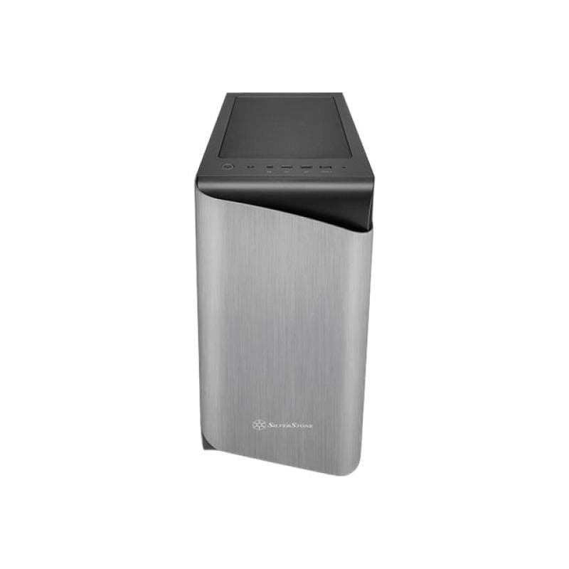 SILVERSTONE SETA A1 ATX-Mid-Tower-Gehäuse Silber USB 3.1 Gen 2 Type-C
