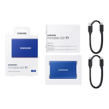 SAMSUNG SSD PORTABLE T7 1TB indigo blue