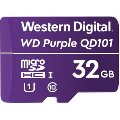 WESTERN DIGITAL WD Purple 32GB Surveillance microSD HC - Class 10 UHS 1
