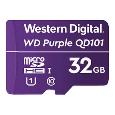 WESTERN DIGITAL WD Purple 32GB Surveillance microSD HC - Class 10 UHS 1