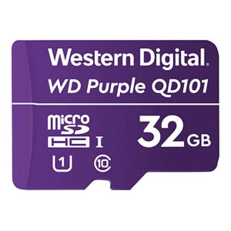 WESTERN DIGITAL WD Purple 32GB Surveillance microSD HC - Class 10 UHS 1