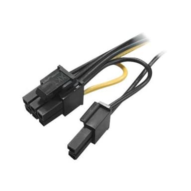 AKASA 2x 15-Pin-SATA auf 1x 6-Pin-PCIe Adapter - Adapter - Digital/Daten (AK-CBPW19-15)