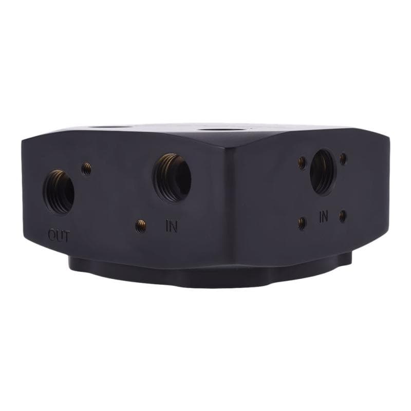 ALPHACOOL Eisdecke D5 Messing-Top - deep black (13320)