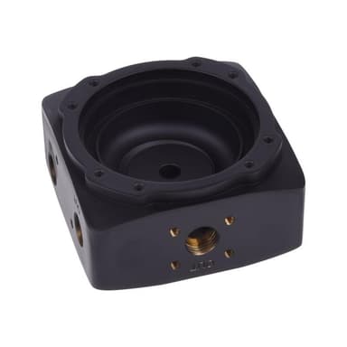 ALPHACOOL Eisdecke D5 Messing-Top - deep black (13320)