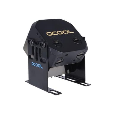 ALPHACOOL Eisdecke D5 Messing-Top - deep black (13320)