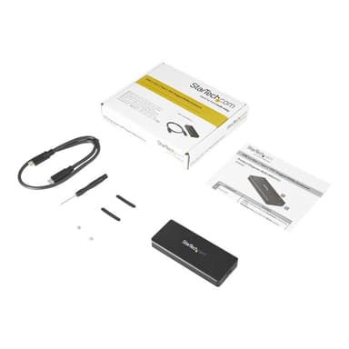 STARTECH.COM M.2 NVMe PCIe SSD-Gehäuse robustes IP67 Gehäuse USB 3.1 Gen 2 10Gbit USB-C TB3 kompatib