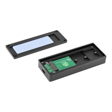 STARTECH.COM M.2 NVMe PCIe SSD-Gehäuse robustes IP67 Gehäuse USB 3.1 Gen 2 10Gbit USB-C TB3 kompatib