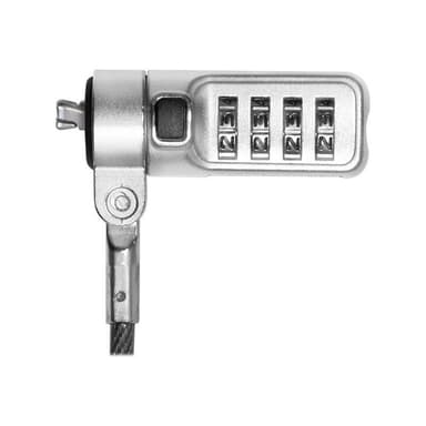 LOGILINK Noble Lock - Sicherheitskabelschloss - Dark Smoke - 2 m