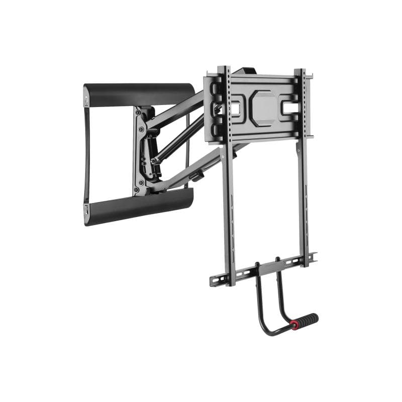 EQUIP Monitor Tischhalterung 43″-50″ pull-down TV Wand schw.