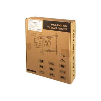 LOGILINK TV-Wandhalterung neigbar/schwenkbar/drehbar 37-80″