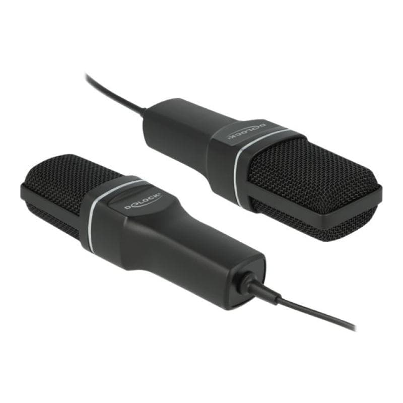 DELOCK Prof. USB Kondens. Mikrofon Set | für Podcasting, Gaming und Gesang