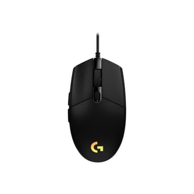 LOGITECH Gaming Mouse G203 LIGHTSYNC - Maus - optisch - 6 Tasten - kabelgebunden - USB - Schwarz