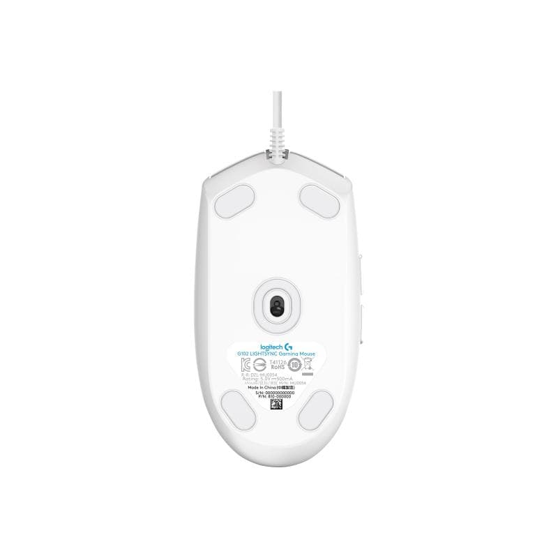 LOGITECH Gaming Mouse G102 LIGHTSYNC - Maus - Für Rechtshänder - optisch - 6 Tasten - kabelgebunden