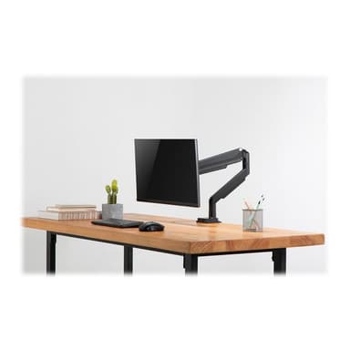 DIGITUS DA-90394 Single Gasdruckfeder Monitor Klemm-Halter 43,18-81,28cm 17-32Zoll 9 kg max. schwarz