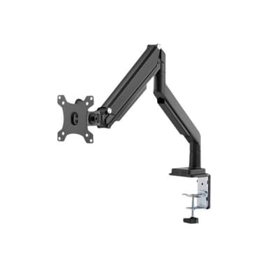 DIGITUS DA-90394 Single Gasdruckfeder Monitor Klemm-Halter 43,18-81,28cm 17-32Zoll 9 kg max. schwarz