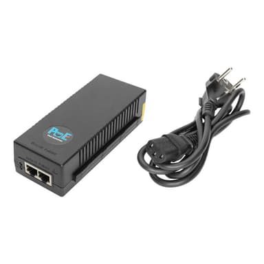 DIGITUS DN-95108 10 Gigabit Ethernet PoE+ Injector 802.3at Power Pins3/6+ 1/2- 30W