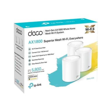 TP-LINK AX1800 Whole Home Mesh Wi-Fi 6 System 3-PAC