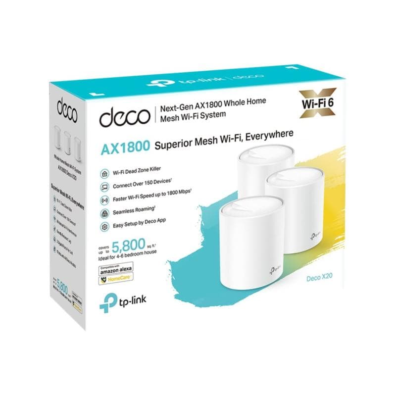 TP-LINK AX1800 Whole Home Mesh Wi-Fi 6 System 3-PAC