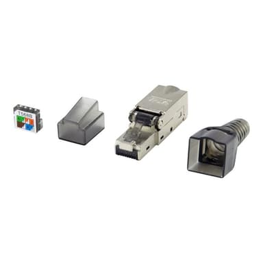 EQUIP Keystone Jack geschirmt Cat.6A RJ45 Anschluss 5er Set