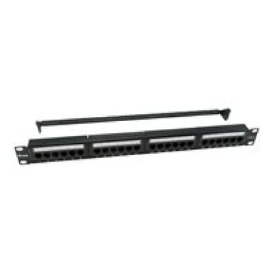 EQUIP Patchpanel 24x Cat6 19″ 1U Dual-IDC-komp. sw