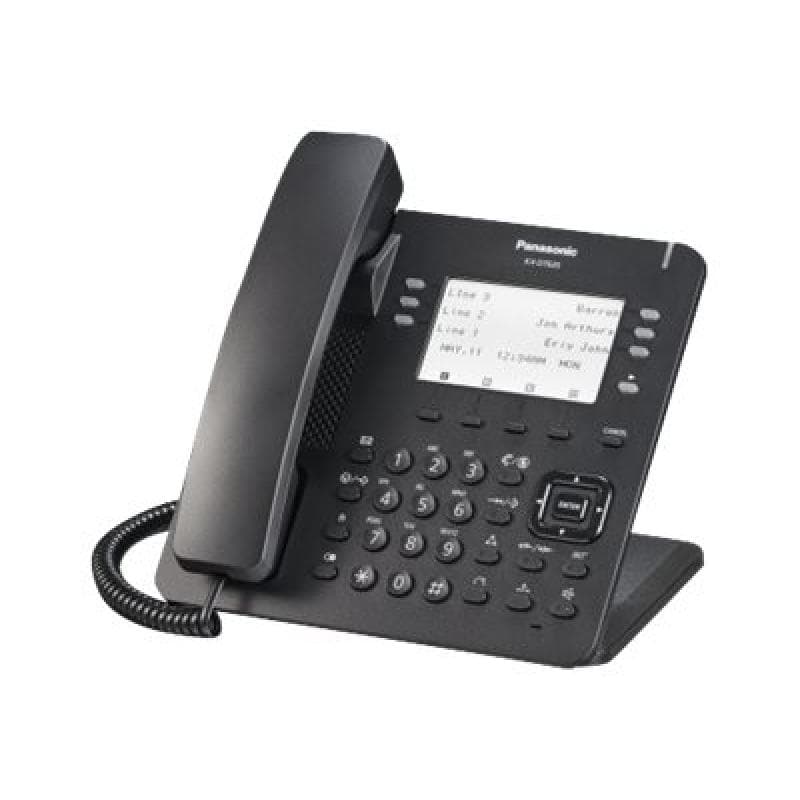 PANASONIC KX-DT635NE-B Business Digital Terminal schwarz Monochrom LC Display Hintergrundbeleuchtung
