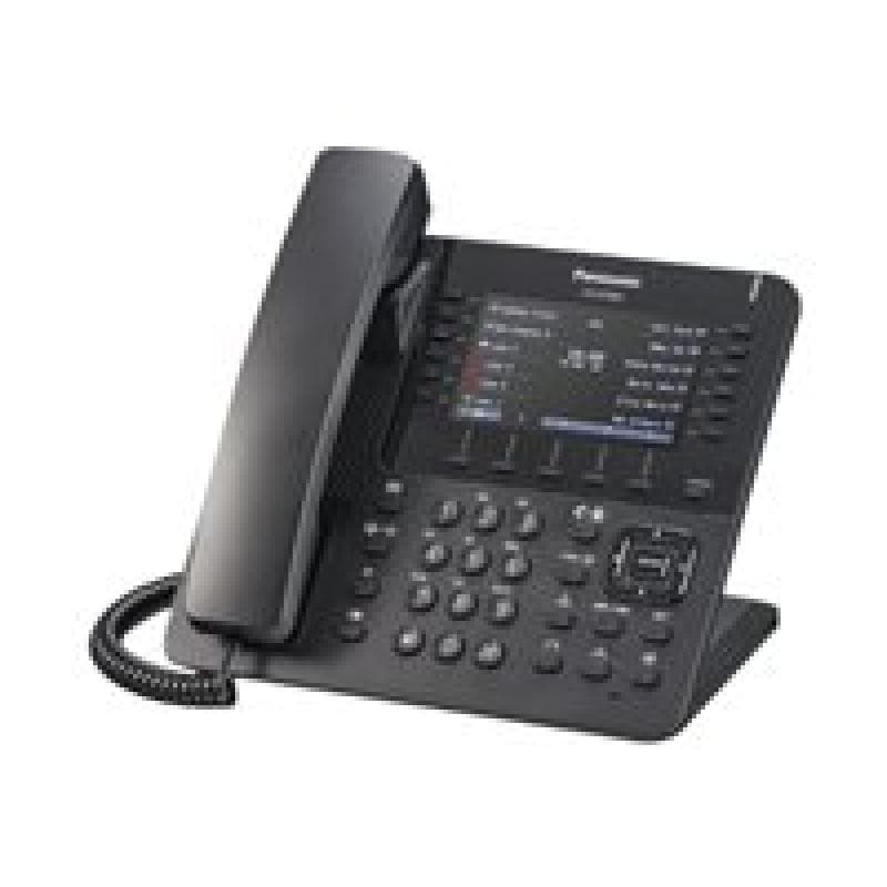 PANASONIC KX-DT680NE-B HighEnd Digital Terminal schwarz Farb LC Display Hintergrundbeleuchtung