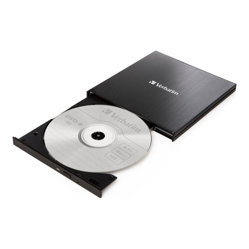VERBATIM DVW Slimline USB3.2 CD/DVD Brenner inkl. Nero extern retail