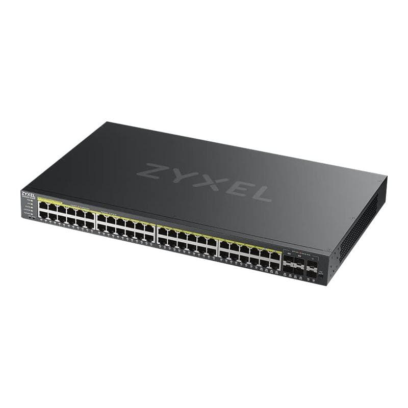 ZYXEL Switch GS2220-50HP 44Port+ 4xSFP/Rj45+ 2xSFP PoE+ 375W