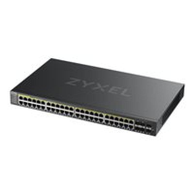 ZYXEL Switch GS2220-50HP 44Port+ 4xSFP/Rj45+ 2xSFP PoE+ 375W