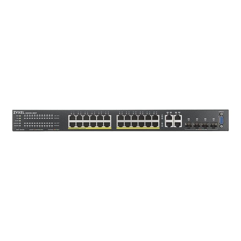 ZYXEL Switch GS2220-28HP 24Port+4xSFP/Rj45 Gigabit L2 375W