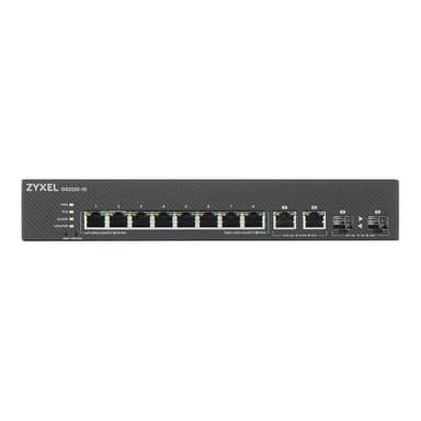 ZYXEL Switch GS2220-10 8 Port + 2x SFP/Rj45 Gigabit L2