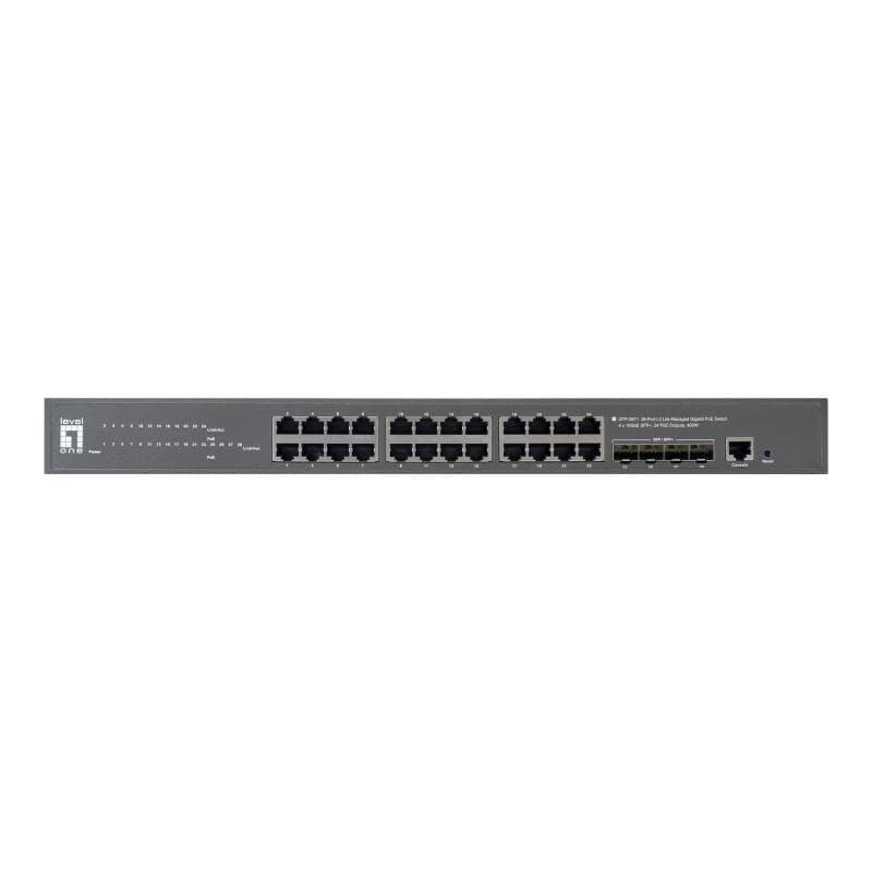 LEVEL ONE Switch 28x GE GTP-2871      4xGSFP     400W 24xPoE