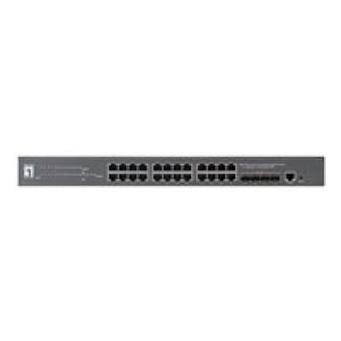 LEVEL ONE Switch 28x GE GTP-2871      4xGSFP     400W 24xPoE