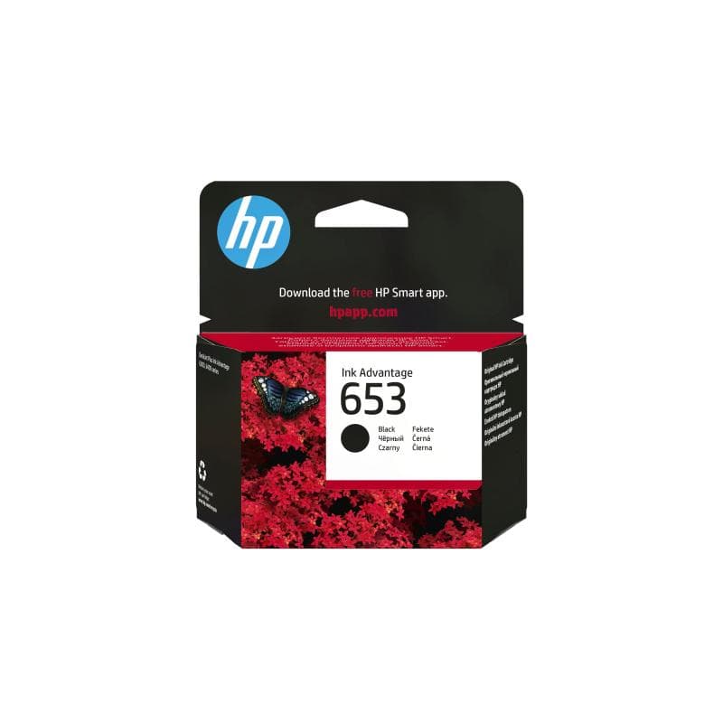 HP 653 Black Original Ink Advantage Cart