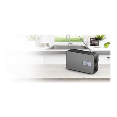 PANASONIC RF-D30BTEG-K sw Digitalradio UKW,DAB+,Bluetooth,AUX,Display,IPX4