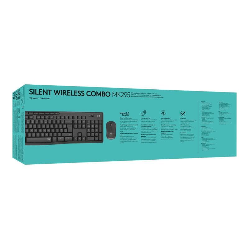 LOGITECH MK295 Silent Wireless Combo - GRAPHITE - DEU - CENTRAL