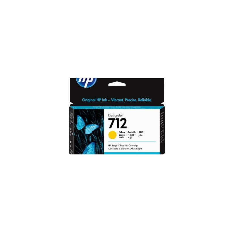 HP 712 29-ml Yellow DesignJet Ink Cartridge