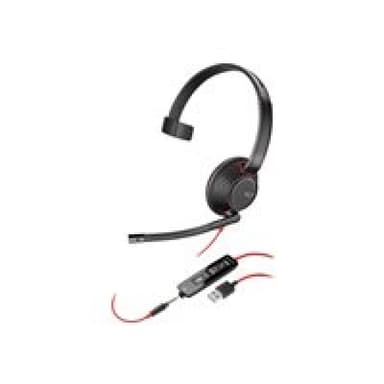 POLY Plantronics Headset Blackwire C5210 monaural USB-A & 3,5 mm