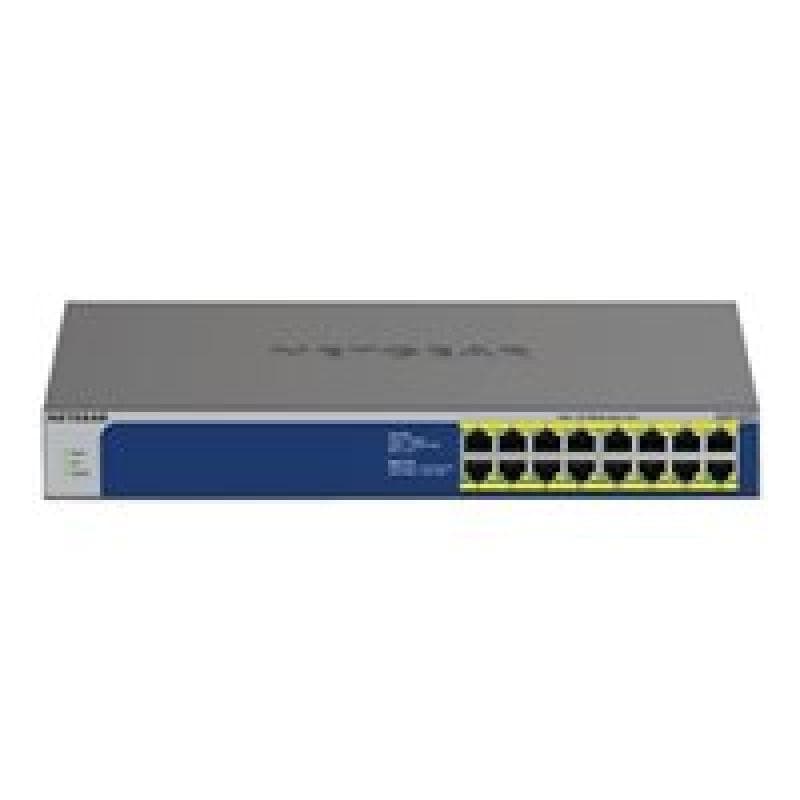 NETGEAR 16PT GIGE UNMNGED SWTCH W/ POE+
