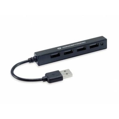 CONCEPTRONIC USB-Hub 4Port USB2.0 schwarz