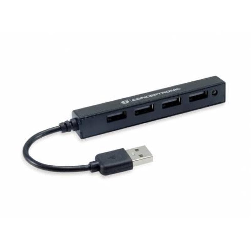 CONCEPTRONIC USB-Hub 4Port USB2.0 schwarz