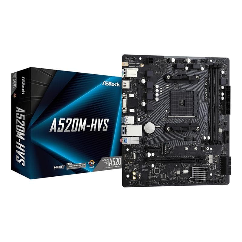 ASROCK MB ASRock A520M-HVS SAM4