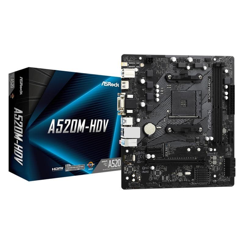 ASROCK MB ASRock A520M-HDV SAM4