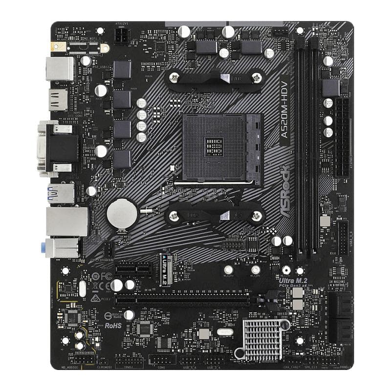 ASROCK MB ASRock A520M-HDV SAM4