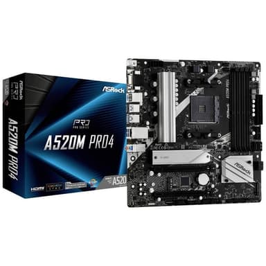 ASROCK MB ASRock A520M Pro4 SAM4