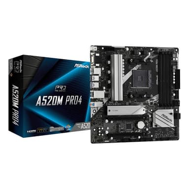 ASROCK MB ASRock A520M Pro4 SAM4