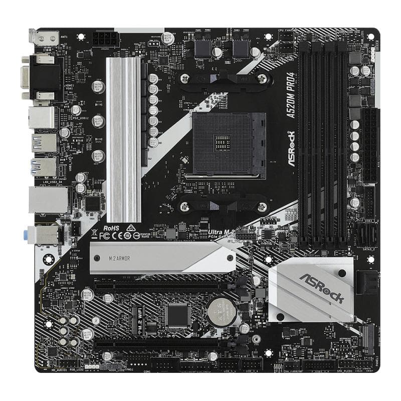 ASROCK MB ASRock A520M Pro4 SAM4