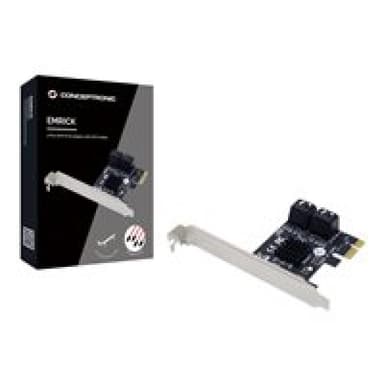CONCEPTRONIC PCI Express Card 4 Port SATA III PCIe  Adapter