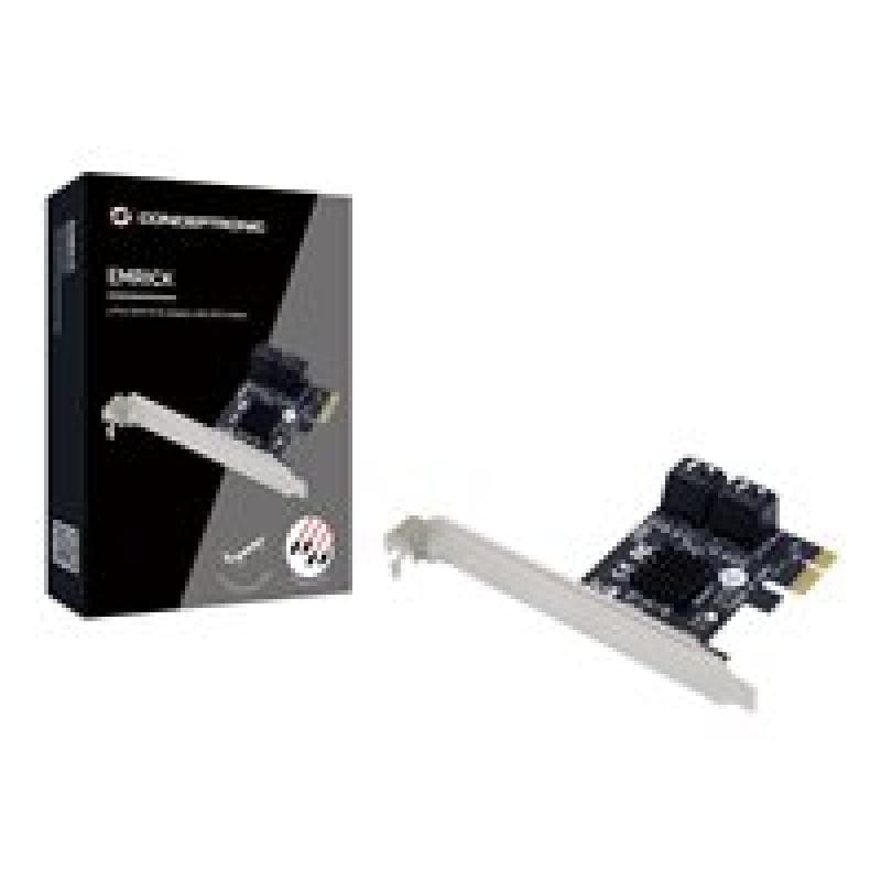 CONCEPTRONIC PCI Express Card 4 Port SATA III PCIe  Adapter