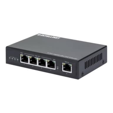 INTELLINET 4-Port Gigabit Ultra PoE-Extender 90W um 100m